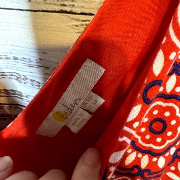 Boden Jersey Knit Knee Length Sleeveless Dress 6P - Picture 2 of 3